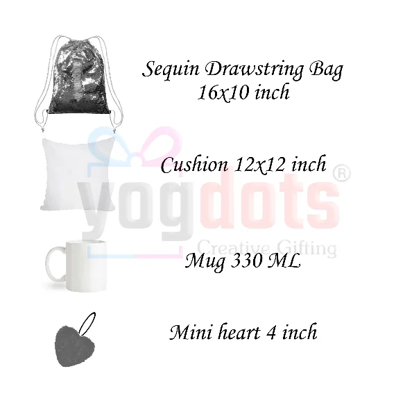 Valentine day gift combo bag - Red